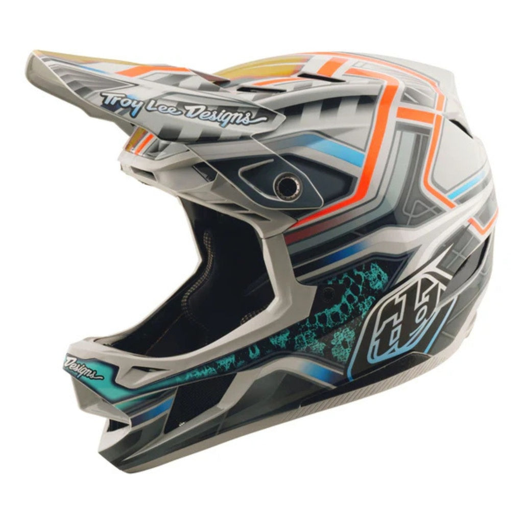 Casco fullface D4 Composite Helmet; Lowrider Gray Troy lee