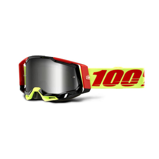 100% RACECRAFT 2 Goggle Wiz - Flash Silver Lens