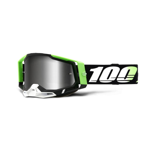 100% RACECRAFT 2 Goggle Kalkuta - Mirror Silver Lens