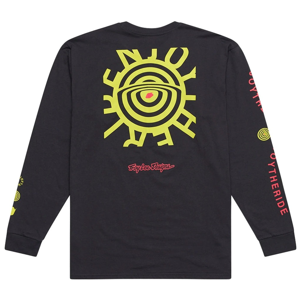 Troy lee Long Sleeve Tee; Enjoy Carbon