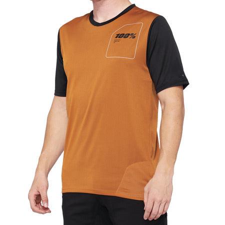 RIDECAMP Short Sleeve Jersey Terracotta/Black