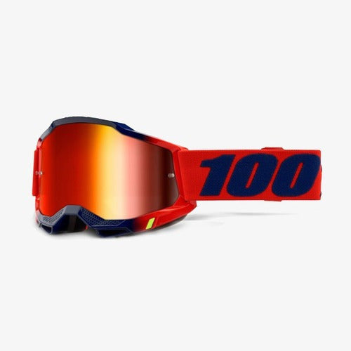 100% ACCURI 2 Goggle Kearny - Mirror Red Lens