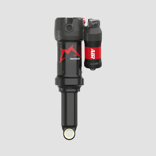 Shock Bomber Air, A, Sweep-Adj, Trunnion, Evol LV, Marzocchi, AM, 225, 75, CM, RM, Rezi BVC002, Standard, Neutral Logo, YE