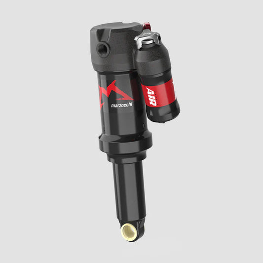 Shock Bomber Air, A, Sweep-Adj, Trunnion, Evol LV, Marzocchi, AM, 225, 75, CM, RM, Rezi BVC002, Standard, Neutral Logo, YE