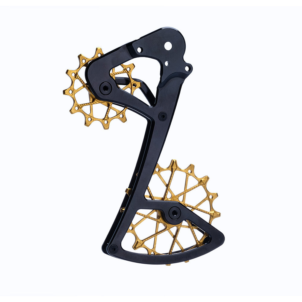 Jaula de Desviador + Poleas Garbaruk 12T+16T para SRAM 11/12 vel