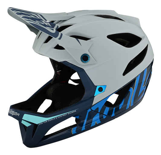 Casco Troy Lee Stage Signature Blue  Fullface