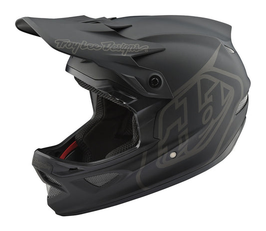 Casco Troy Lee D3 Fiberlite Mono Black FullFace