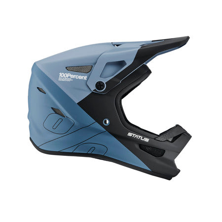 Casco 100% STATUS Drop/Steel Blue FullFace