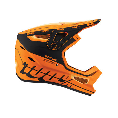 Casco 100% STATUS Topenga Orange/Black FullFace