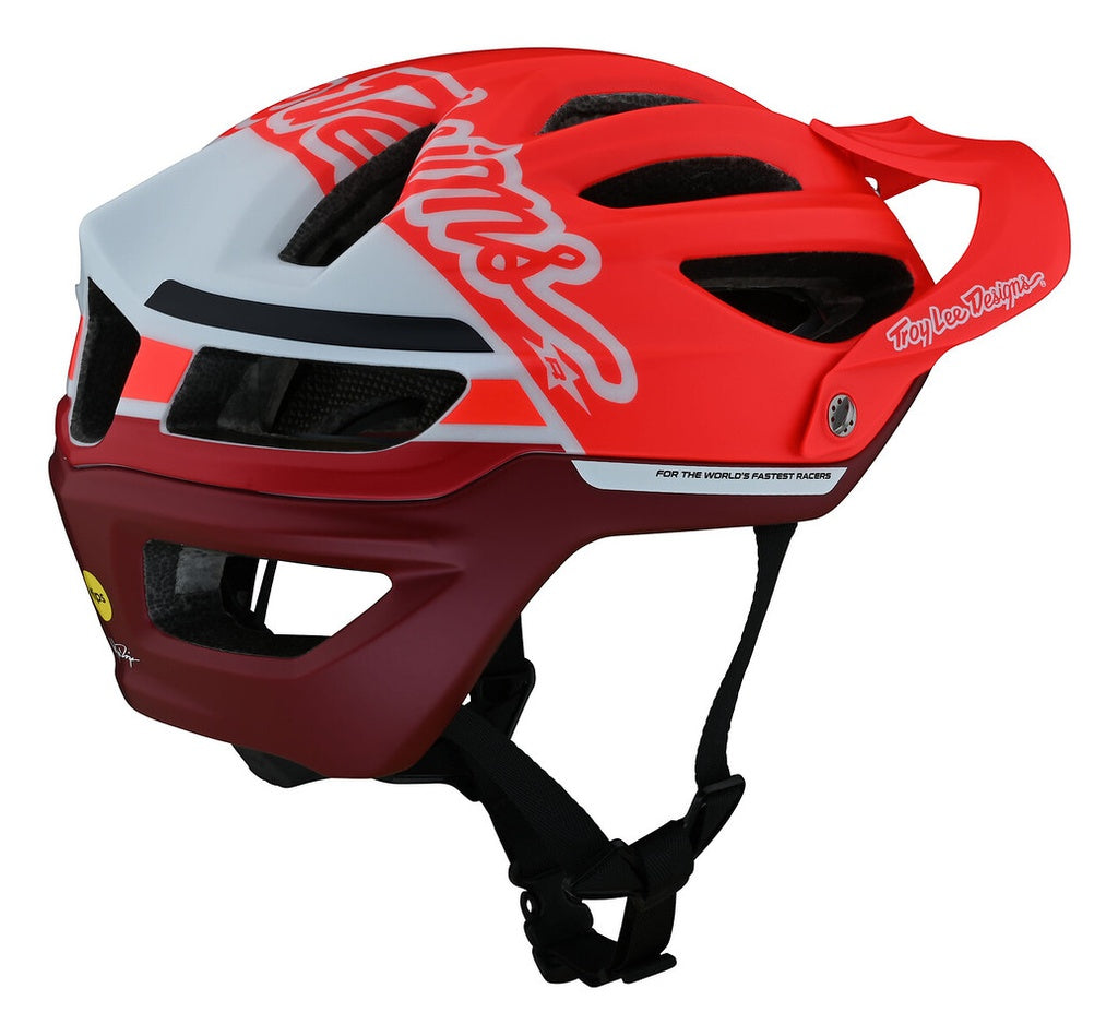 Casco A2 Mips Troy Lee Silhouette Red