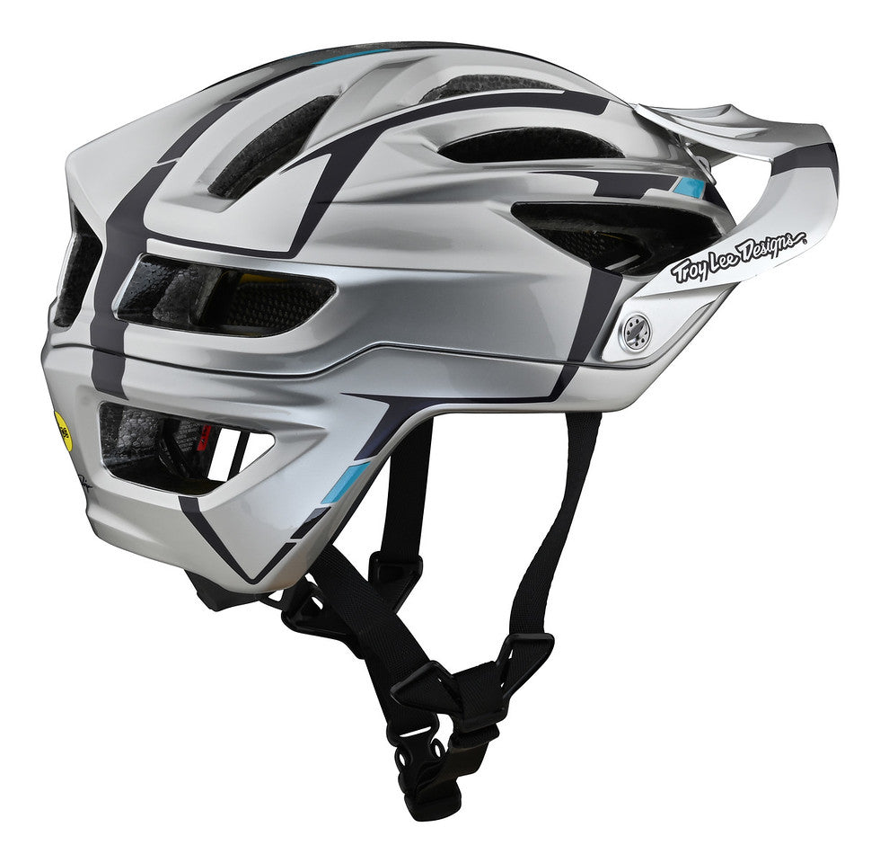 Casco Troy Lee A2 Mips Sliver Silver / Burgundy