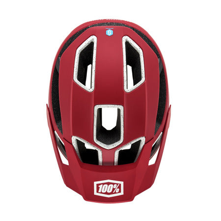 Casco 100% ALTEC w Fidlock CPSC/CE Deep Red