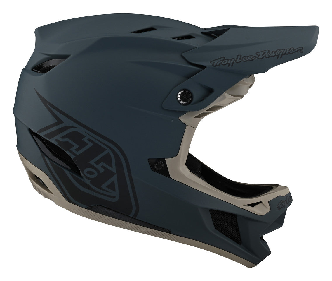 Casco Troy Lee D4 Composite Stealth Gray fullface