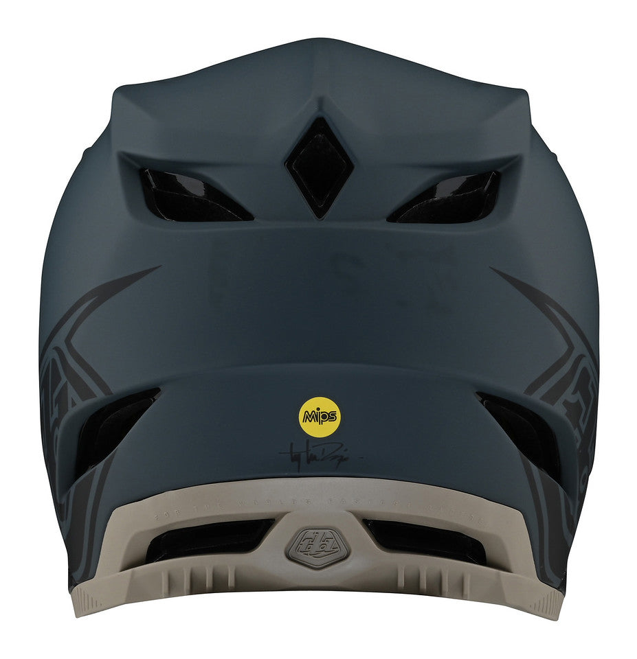 Casco Troy Lee D4 Composite Stealth Gray fullface