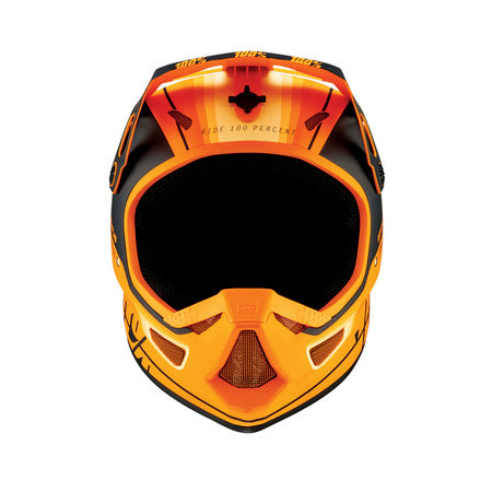 Casco 100% STATUS Topenga Orange/Black FullFace