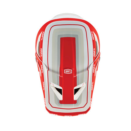 Casco 100% STATUS Topenga Red/White FullFace